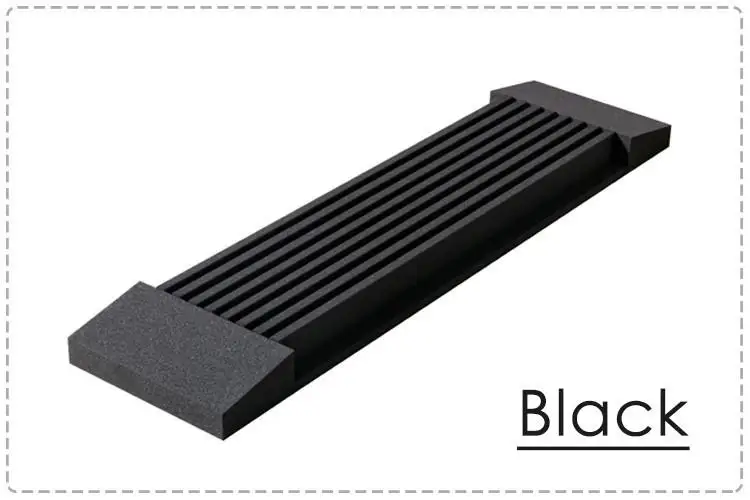 Black Arrowzoom 47," x 11,8" x 2," Sidewall Studio Звукопоглощающая Панель акустическая обработка пены - Цвет: Black
