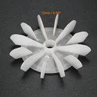 Сменный вал для вентилятора Uxcell, белый пластик 148, 1 шт., 612x12 ммx 12 мм, 6 ммx 20 мм, для дома, сделай сам