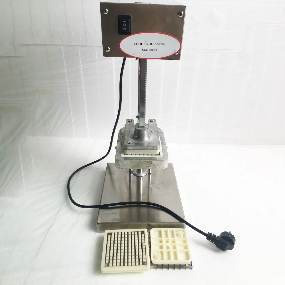 Электрический картофеля морковь чоппер с 3 лезвия овощей фри Ломтерезка резак