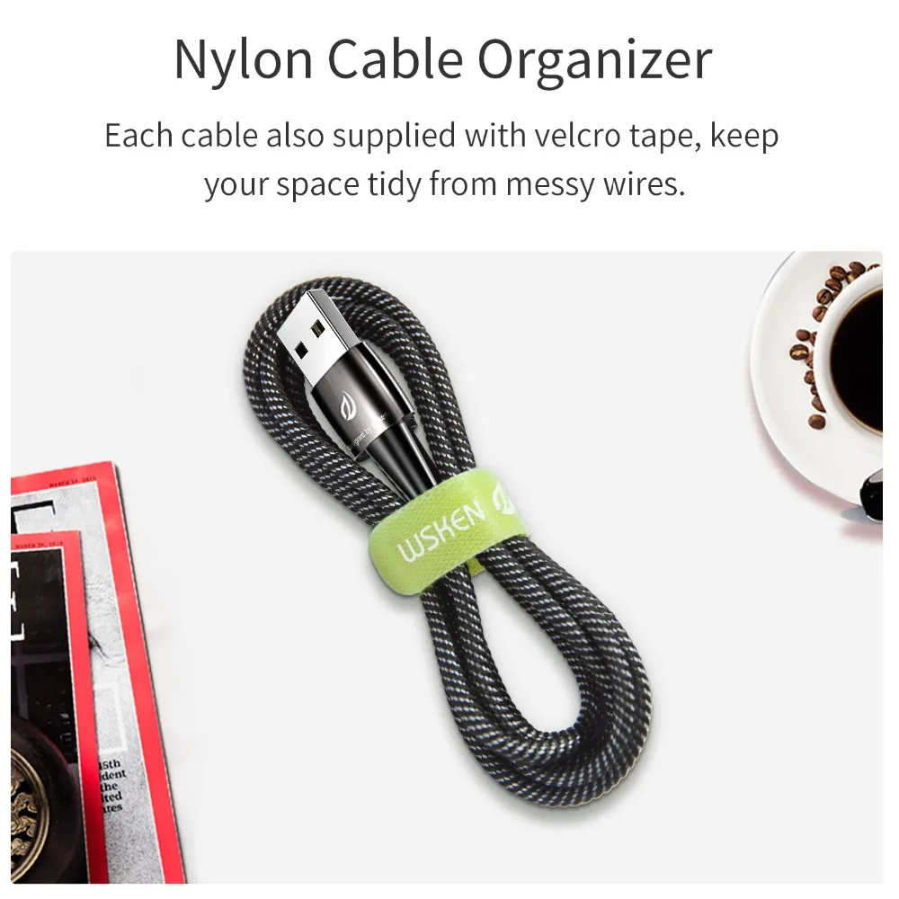 WSKEN X1 Pro Micro USB кабель USB Магнитный кабель 3A быстрая Магнитная Зарядка для samsung S7 Xiaomi Android мобильный телефон шнур провод