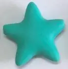 Turquoise 1 шт., не содержит Бисероплетение BPA,, пищевые силиконовые бусины с пятиконечной звездой, нетоксичные силиконовые бусины в форме звезды для прорезывания зубов, Детские бусины для жевания - Цвет: Turquoise