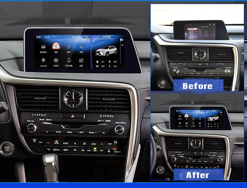 12," Android 7,1 для Lexus RX RX200 RX350 RX450 Автомобильный мультимедийный стерео радио аудио DVD gps навигация Sat Nav Головное устройство плеер