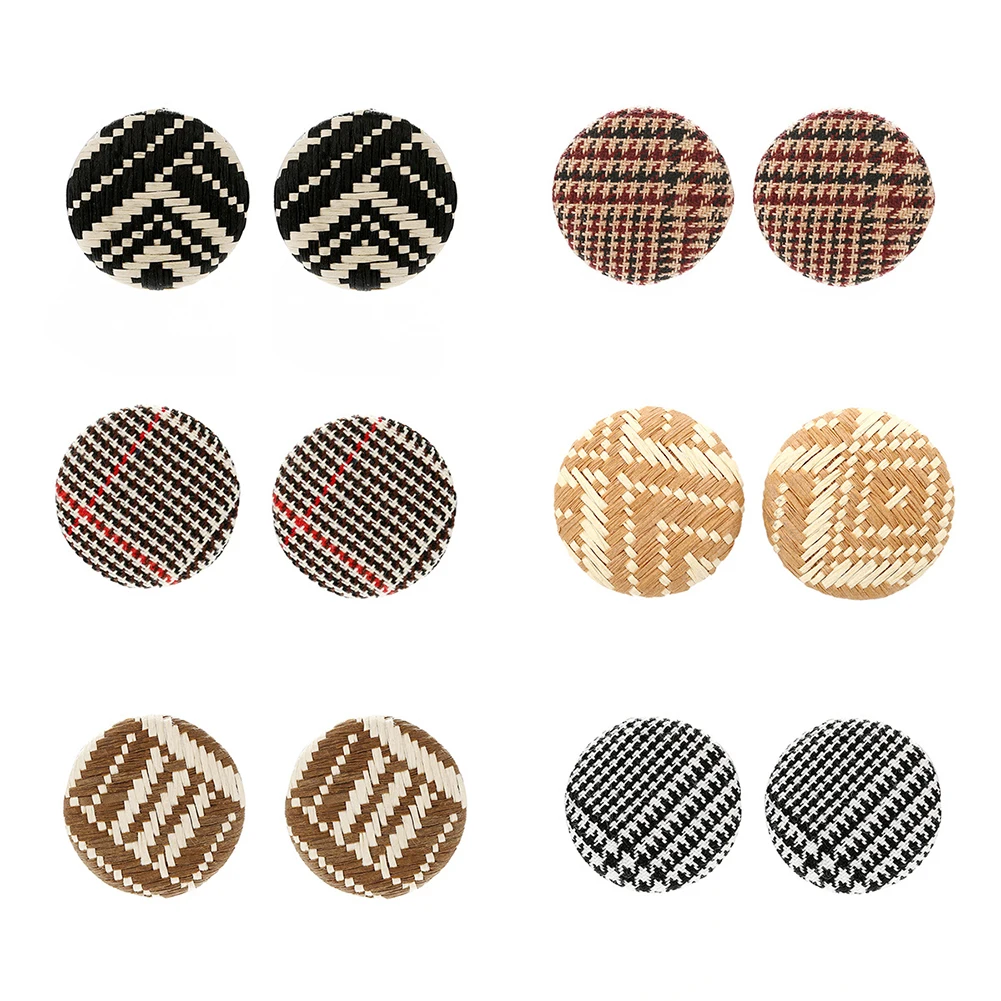 Fashion Round Button Ear Clip No Piercing Earrings Women Lady Jewelry Gift | Украшения и аксессуары