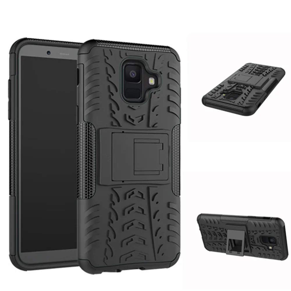 Для Samsung Galaxy A6 чехол стелс стенты задняя крышка Подставка Броня для 2018 SM A600FN 5 6
