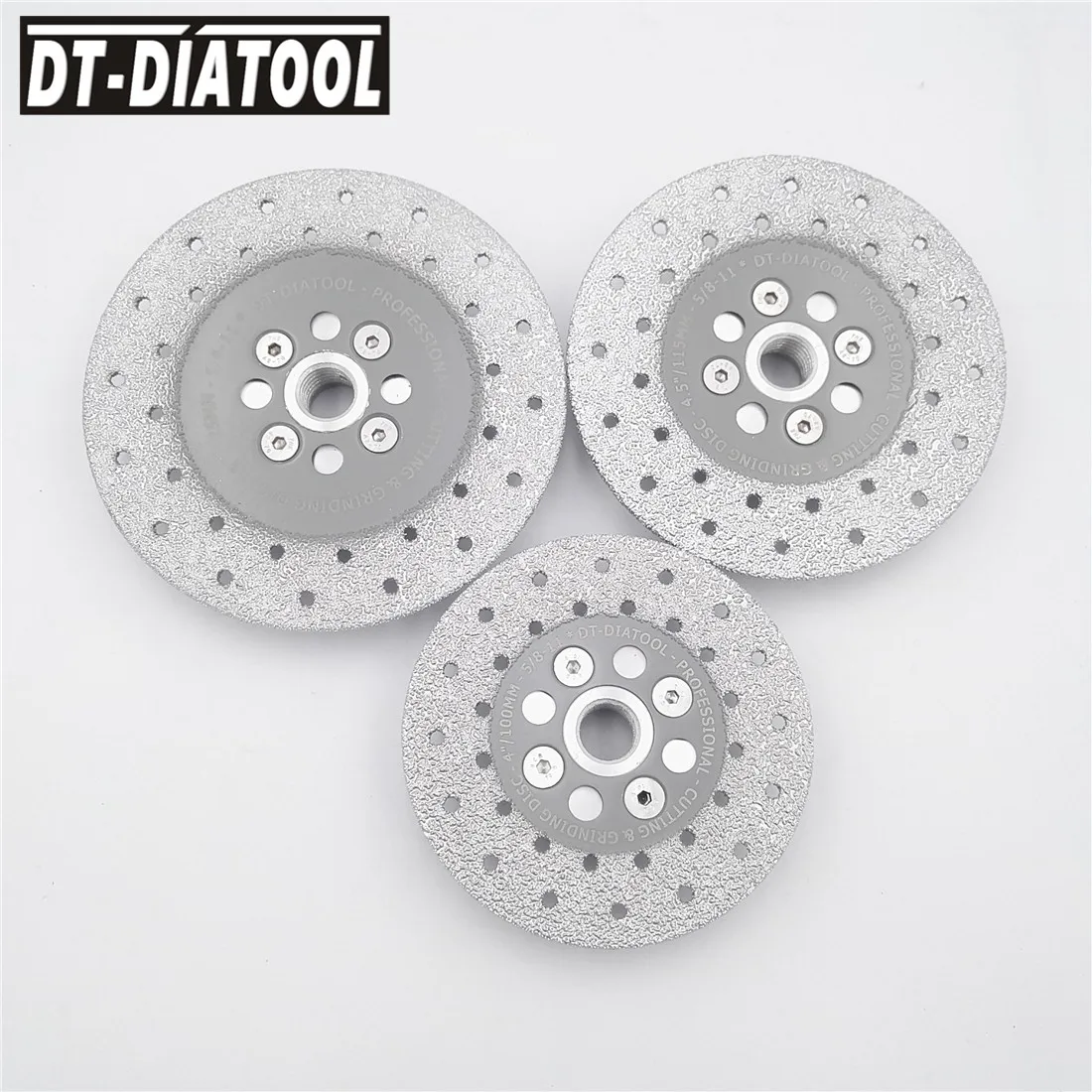 Двухсторонний Алмазный шлифовальный диск DT-DIATOOL 1 шт. с фланцем 5/8-11, лезвие пилы для мрамора, гранита и бетона от AliExpress WW