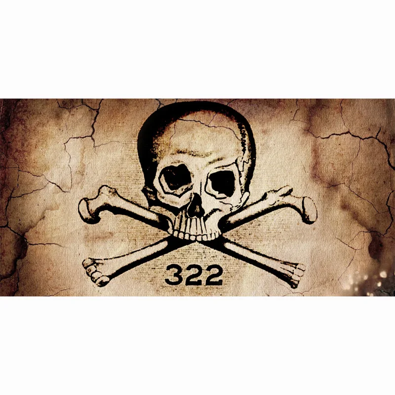 Пляжное полотенце с черепом и костями бамбуковое волокно банные полотенца для