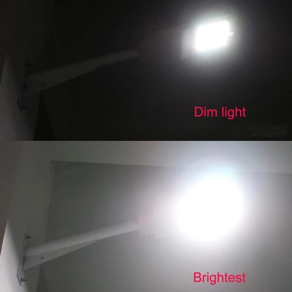 

Wireless LED Solar Powered street light Outdoor Waterproof IP65 PIR sensor Smart light changes led light 40-50mm interface