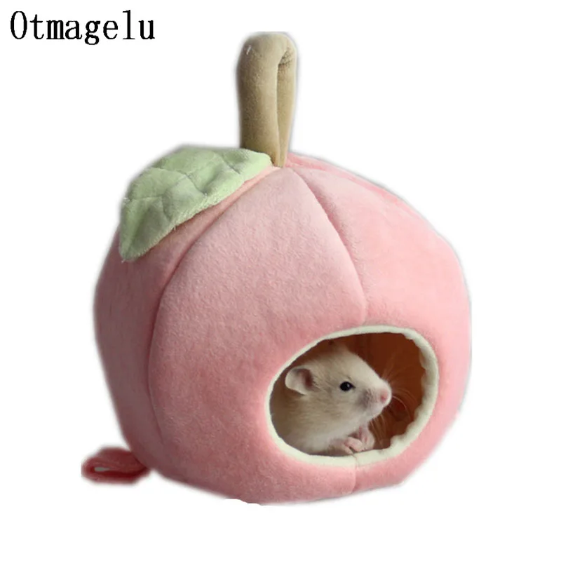Мини яблоко маленькая клетка для домашних животных зимнее теплое гнездо пещера