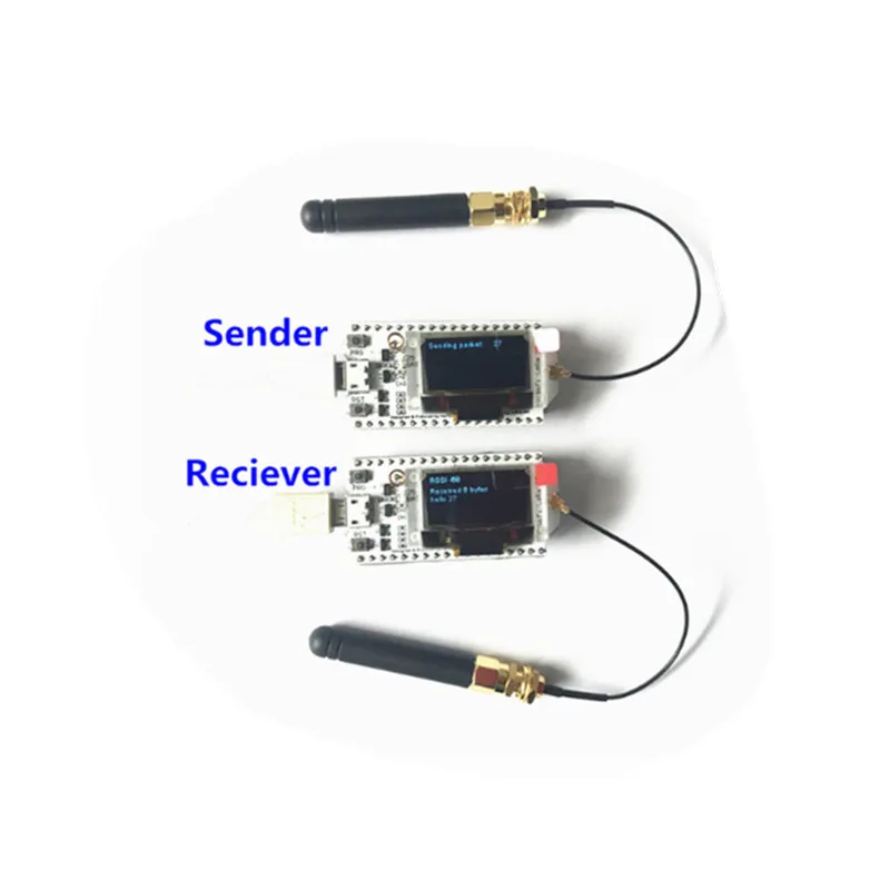 2 шт 868 МГц 915 SX1276 ESP32 LoRa 0 96 дюймовый синий oled дисплей Bluetooth wifi Lora Kit 32 макетная плата
