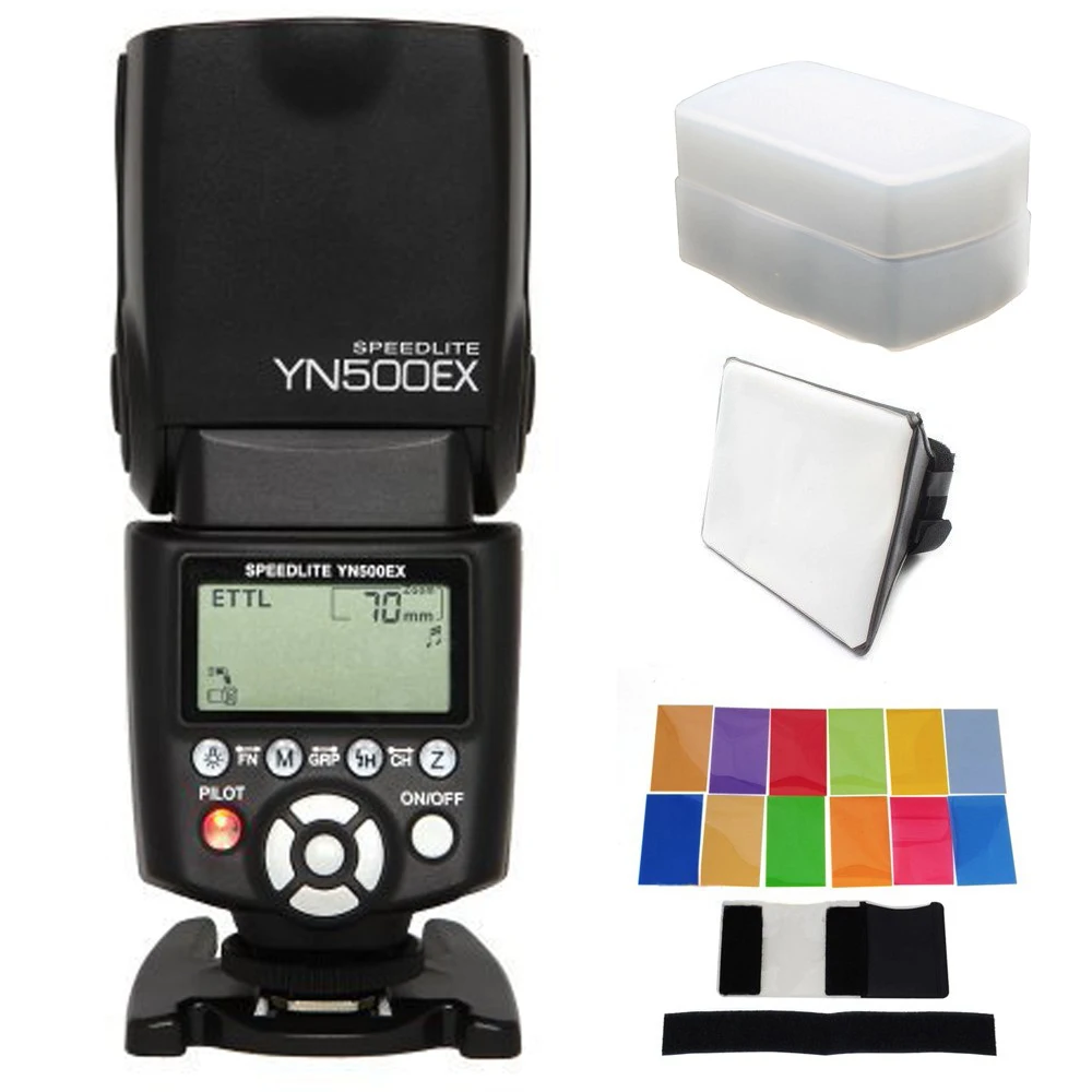 Yongnuo YN 500Ex YN500Ex высокоскоростная вспышка с синхронизацией HSS для Canon 400D 450D 500D 550D 600D