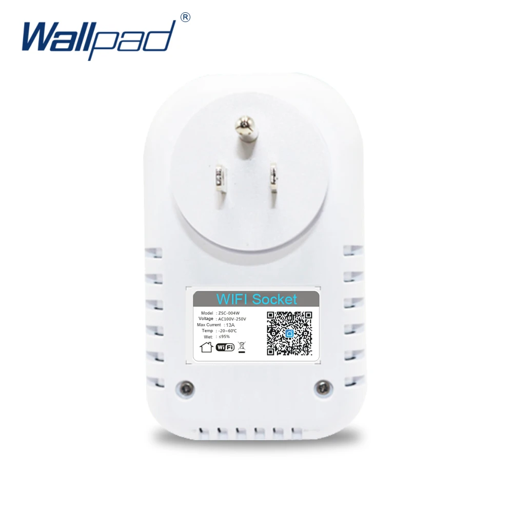 Умный дом WIFI US Plug Wallpad 100V-250V Iphone Ipad Android Ios Wifi Беспроводное управление 13A 16A