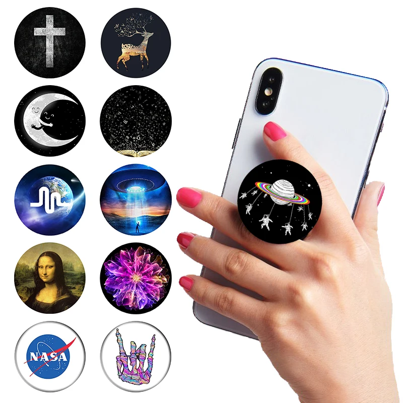 Мультфильм попсокет круглый телефон popsoket кольцо смартфон Pops держатель для телефона карманная розетка крепление расширяющаяся подставка ручной кронштейн