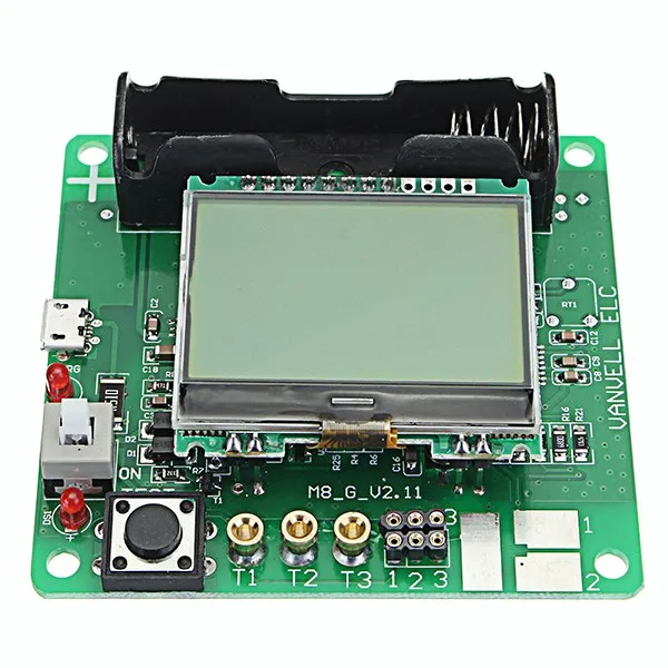 Новый 3 7 В DIY транзисторный Графический тестер ЖК цифровой мультиметр диодный