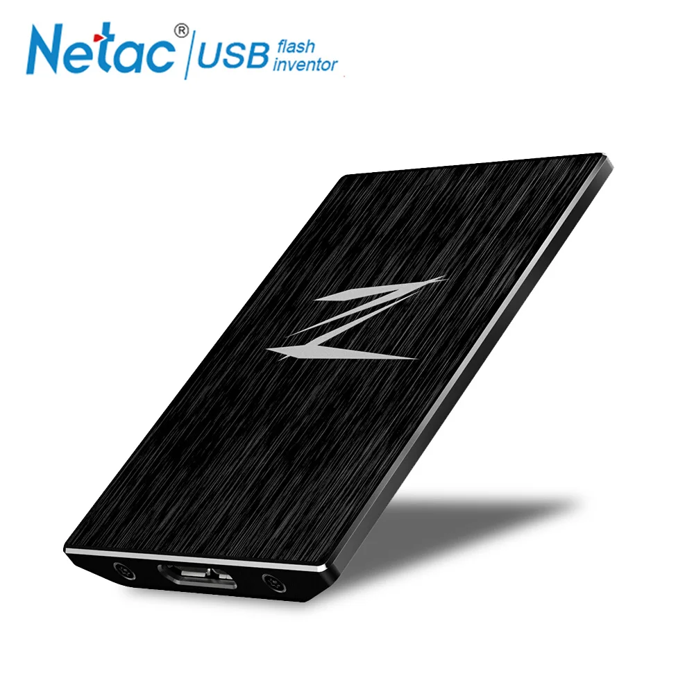 Netac Z1 128 ГБ 256 512 USB 3 0 SSD Внешний жесткий диск HD для компьютера твердотельный