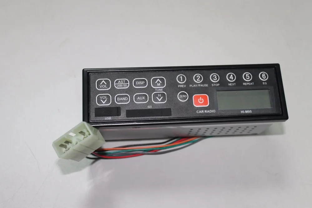 HIDAKA M95 разъем iso автомобильный радио1 Din 12-24 в AM/FM с USB SD функцией костюм для Hitachi Takeuchi Komatsu экскаватор радио M95