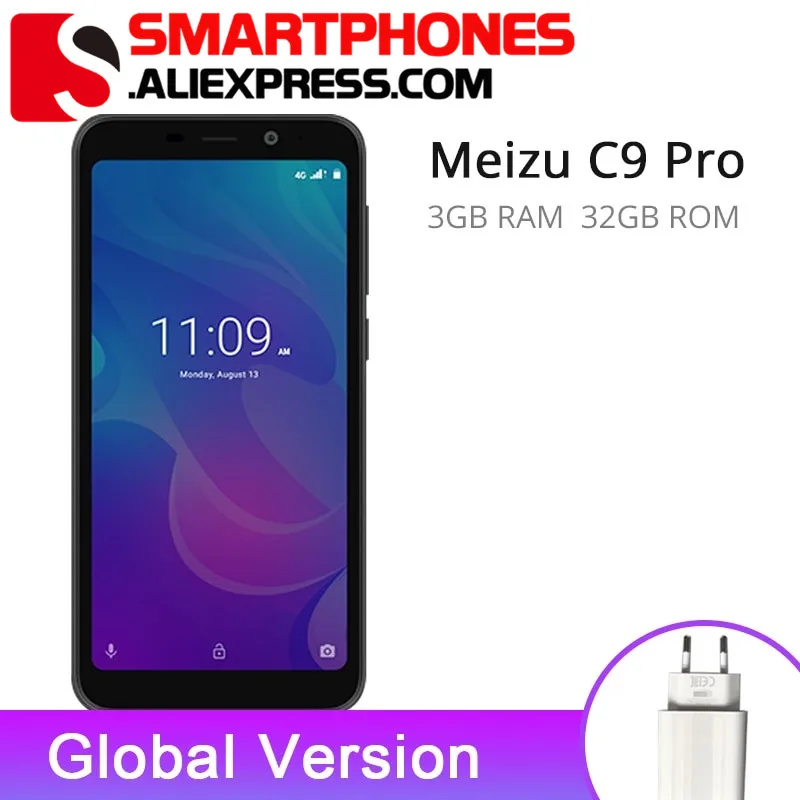 Глобальная версия Meizu C9 Pro 3 ГБ 32 мобильный телефон четырехъядерный 5 45 дюймов 1440X720
