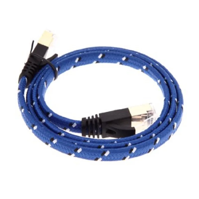 12 шт./лот Cat 7 RJ45 двойной экранированный и сетка из чистой меди локальной сети Ethernet