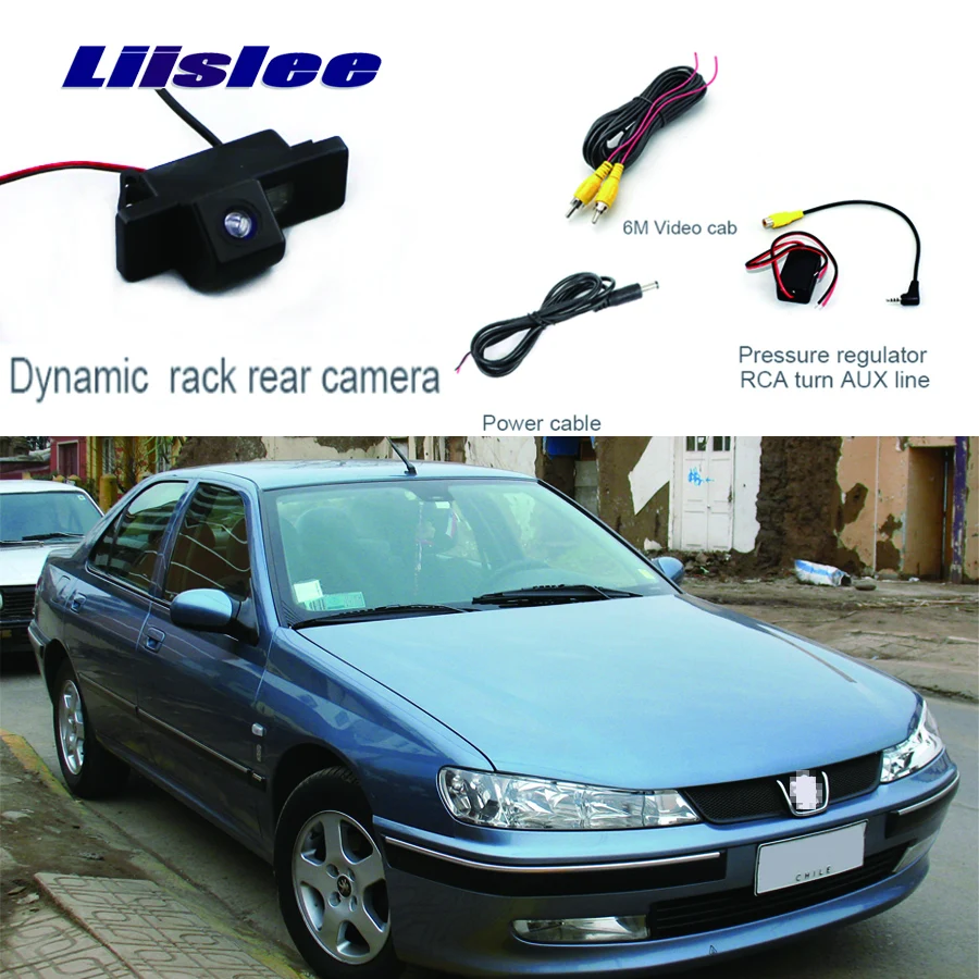 Liislee для Peugeot 406 камера заднего вида HD CCD ночного видения парковочная +