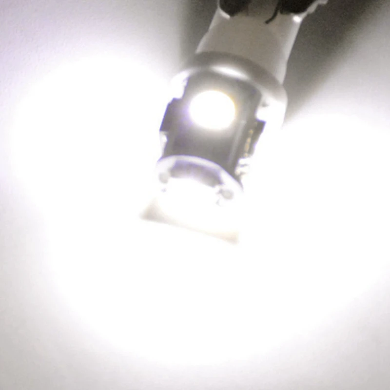 4 шт. Авто T10 5SMD 5050 Автомобильная светодиодная подсветка W5W 192 168 194 5050 SMD белая лампа ксеноновая светодиодный лампочка