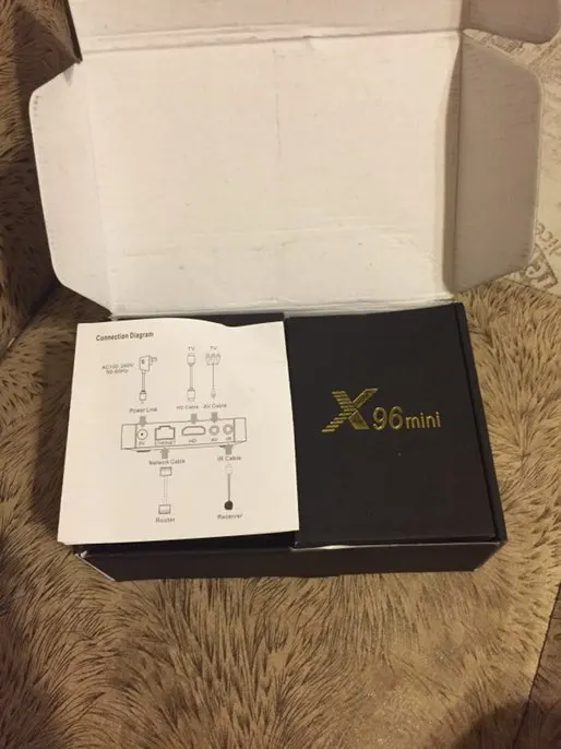 Vontar X96 мини Android ТВ-приставка Amlogic S905W четырехъядерный 2,4G WiFi X96mini Android 7,1 смарт-приставка 4K медиаплеер