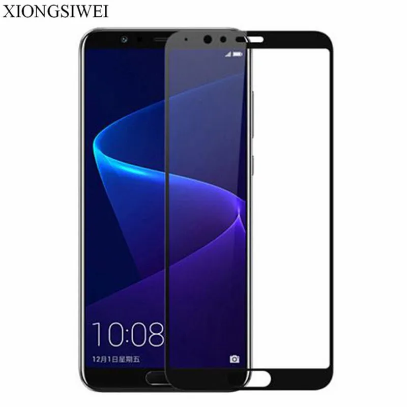 Закаленное стекло для Huawei Honor View 10 Защитное экрана защитное с полным покрытием