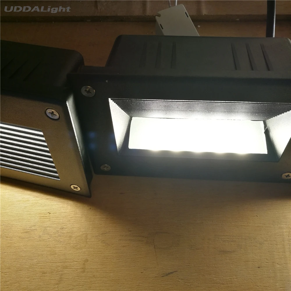 10 шт./лот утопленный наземный светильник 5 Вт 3 step light smd5730 160*100*60 мм черный/серый|ground