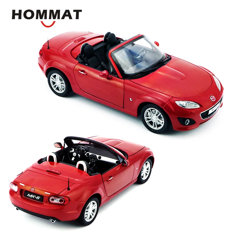 Домашний коврик имитация 1:18 весы Mazda MX 5 Cabriolet из сплава литая под давлением модель