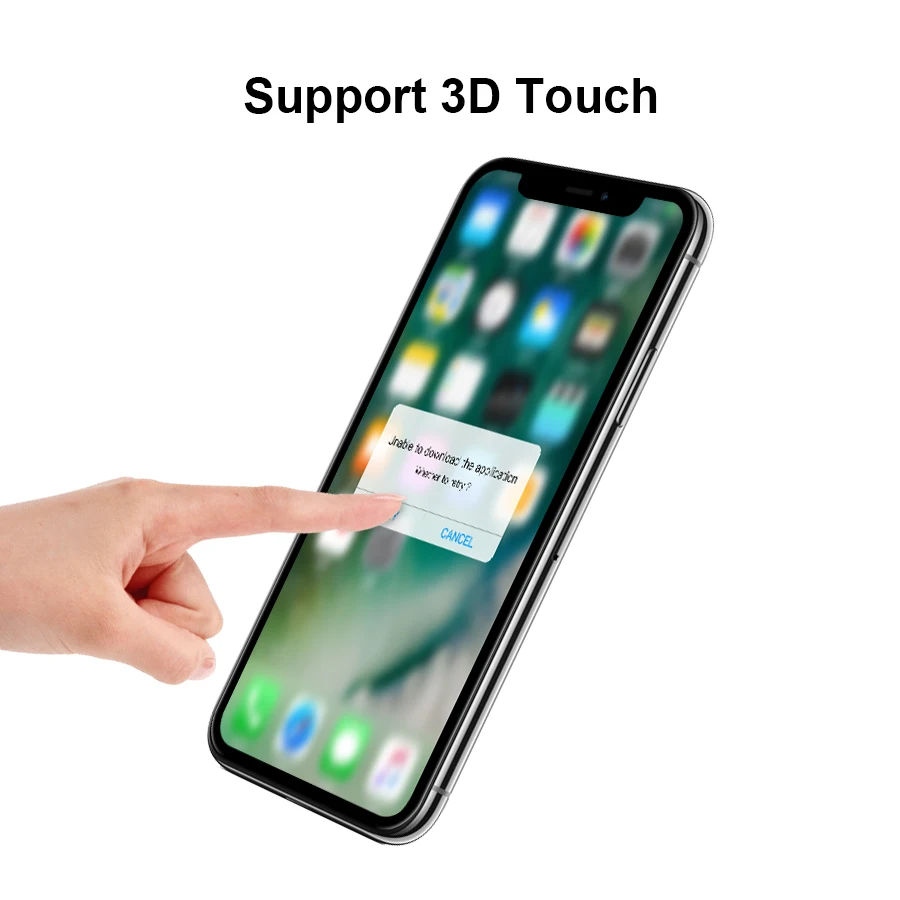 NILLKIN 9H 3D anti glare Screen Protector For iPhone X Xr 8 Plus 7 Safety Protective Tempered Glass for XS | Мобильные телефоны и