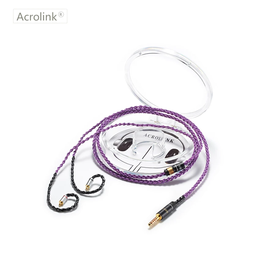 

Acrolink 1.2m High Qulity Single Crystal Silver DIY Replacement Earphone Cable With MMCX For 4.4 XLR