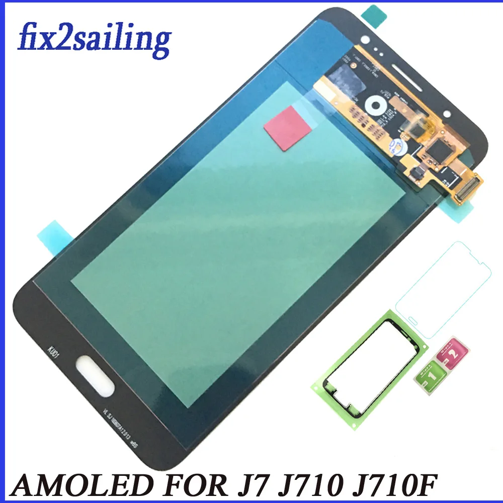 Super AMOLED для Samsung Galaxy J7 2016 j710 J710F J710FN J710M J710Y ЖК дисплей Дисплей Сенсорный экран