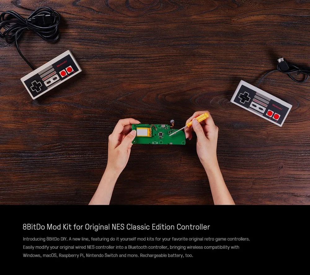 8BitDo Mod Kit for NES Classic Edition Controller DIY to Bluetooth Gamepad | Электроника