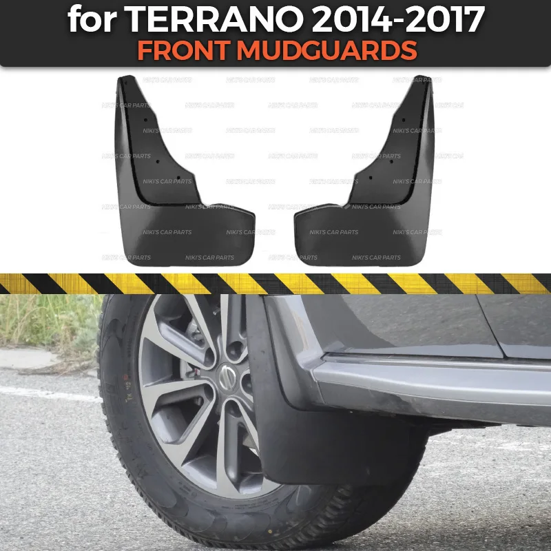 Брызговики для Nissan Terrano- на передних колесах, накладка, аксессуары, брызговики, широкие Брызговики, брызговики для автомобиля