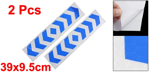 UXCELL 2 шт. самоклеящаяся Автомобильная Светоотражающая Предупреждение ющая