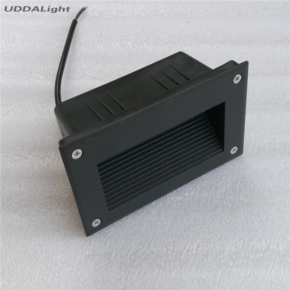 10 шт./лот утопленный наземный светильник 5 Вт 3 step light smd5730 160*100*60 мм черный/серый|ground