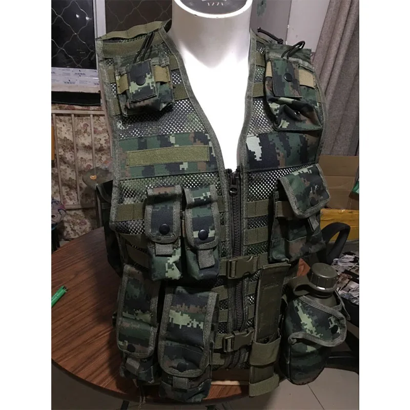 Камуфляжные военные жилеты дышащая Съемная нападение Защита жилет тактический