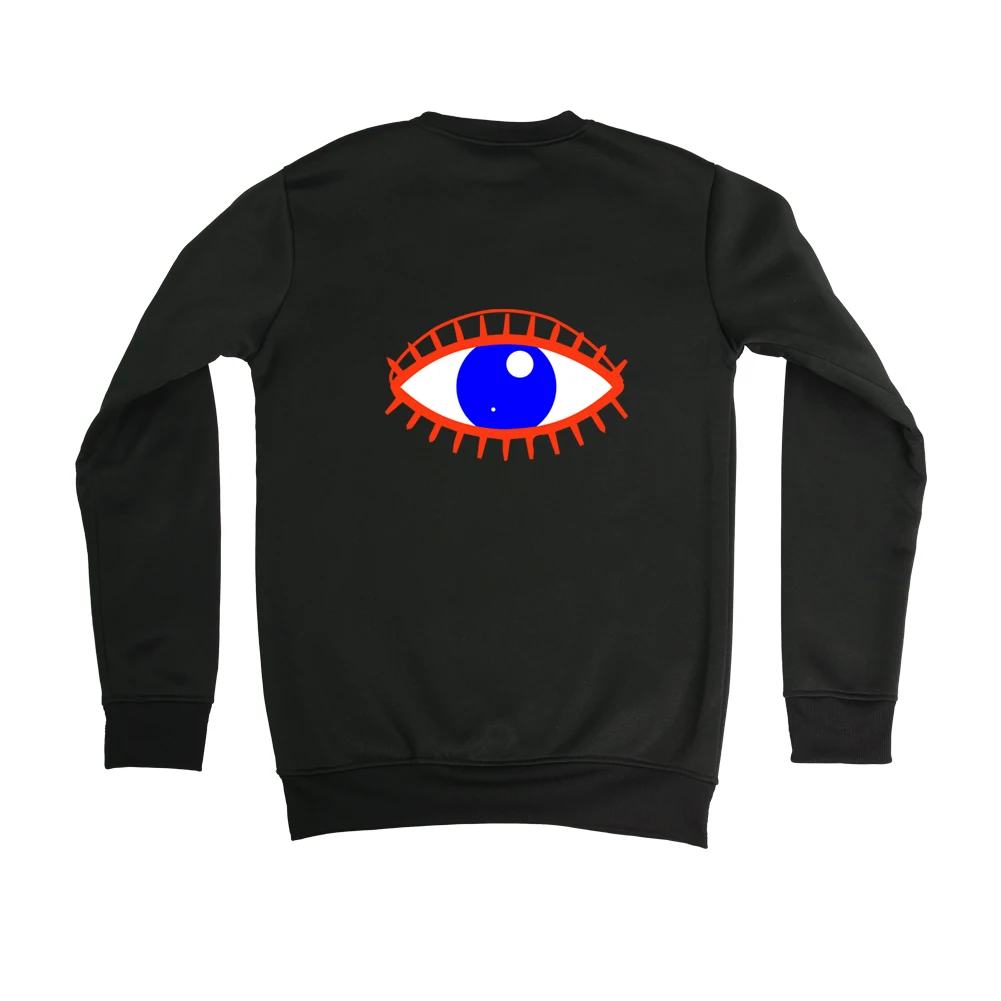 Модный свитшот Для женщин пуловер сексуальные красные губы теплый длинный рукав