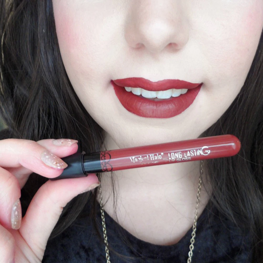 Макияж Красота 6 цветов long lasting Matte бархат жидкая Губная Помада для губ Rouge Gloss | и