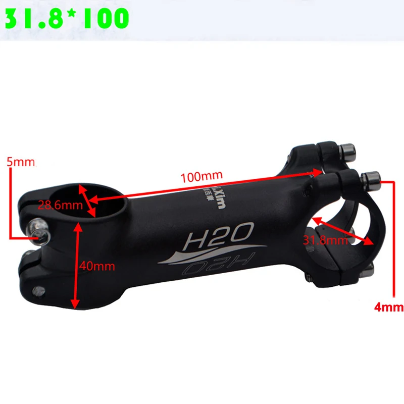 Углеродное волокно MTB 28 6 мм * 31 8 32 60 80 100mm Алюминий Сплав Горный супер короткие