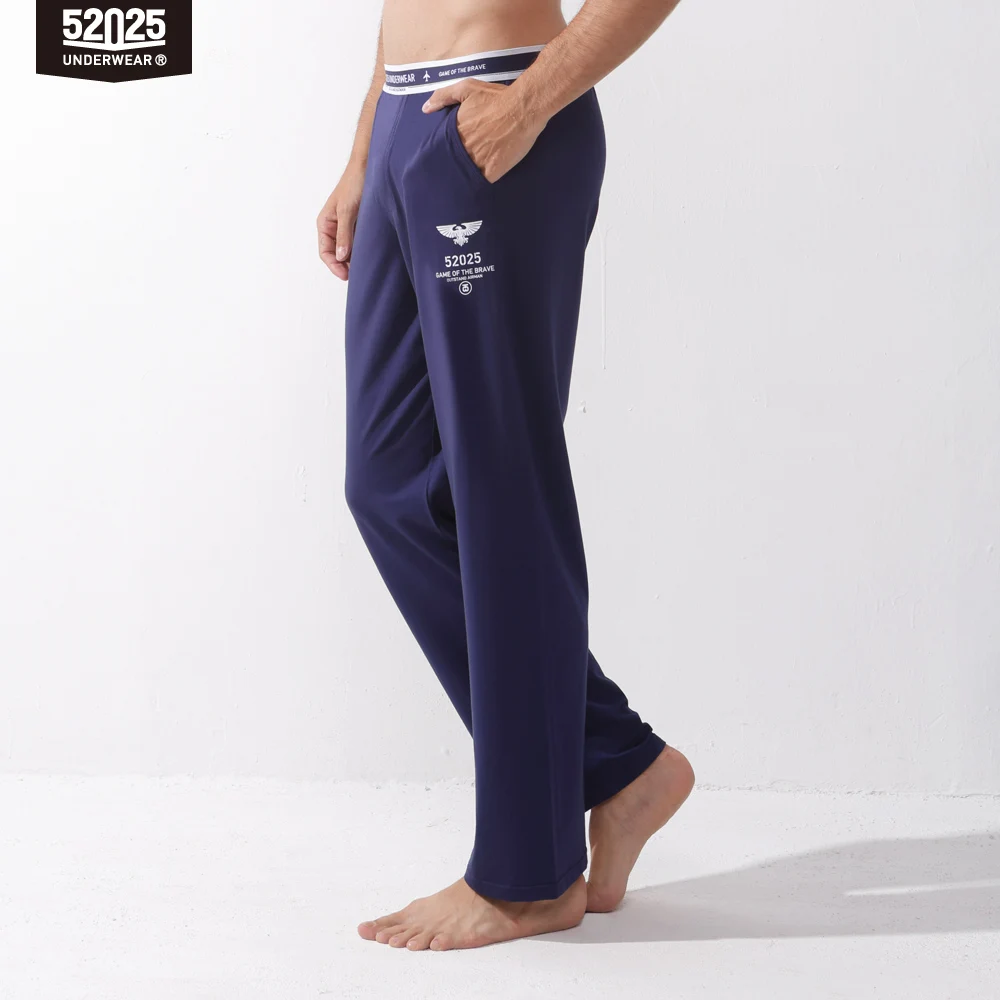 

52025 Pajama Pants Lounge Pants Home Trousers Cotton Modal Sweatpants Sleep Bottoms Homewear Men Pyjamas Pajamas Home PJ Pants