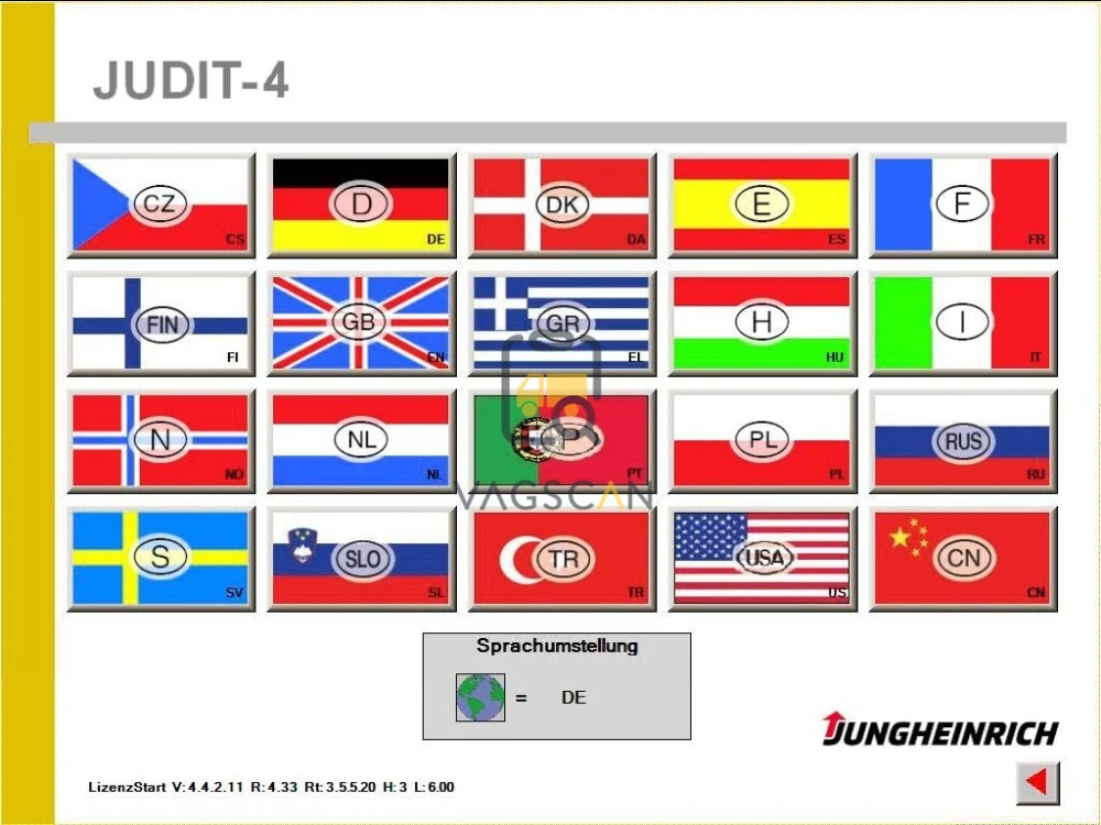 Вилочный погрузчик для Incado Box диагностический комплект Jungheinrich JUDIT 4 box