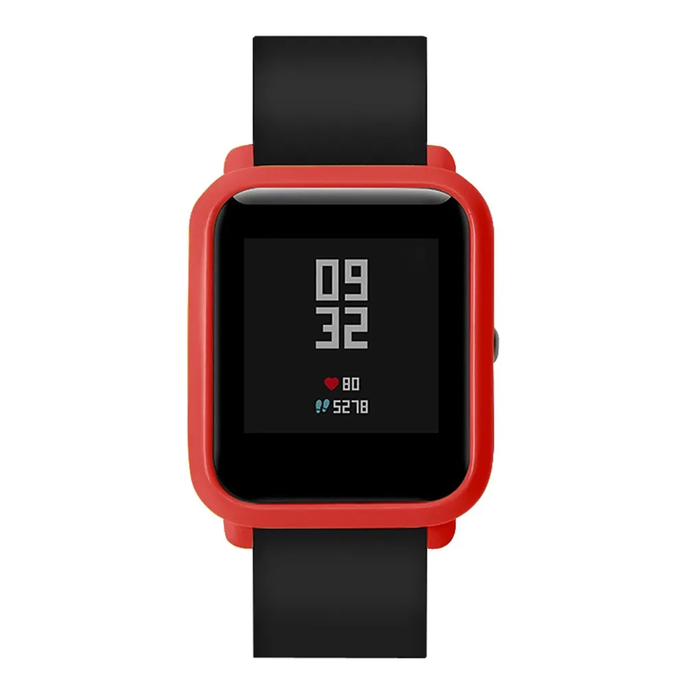 Цветной чехол из поликарбоната защитный для Xiaomi Huami Amazfit Bip Youth Watch защита экрана