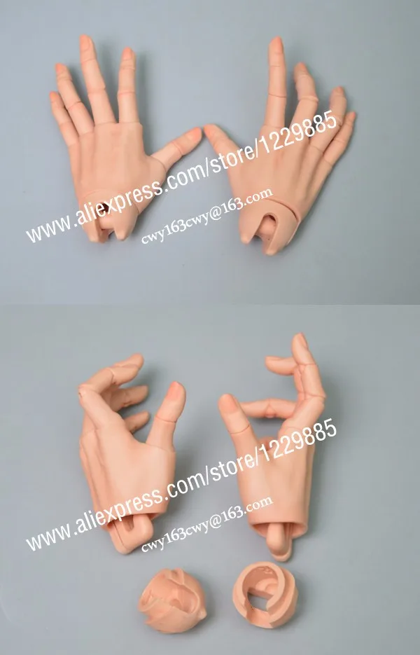 HeHeBJD 1/3 кукла шарнирные руки для 72 см(или 75 см) куклы
