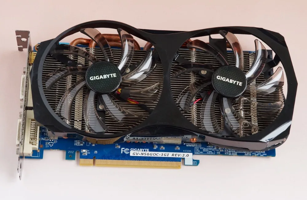 Видеокарта для GIGABYTE оригинальная видеокарта nVIDIA Geforce GTX560TI 1 ГБ 256 бит GDDR5