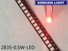 4000 шт., Красный Чип SMD 2835, 2 в, мА, 18-20 лм