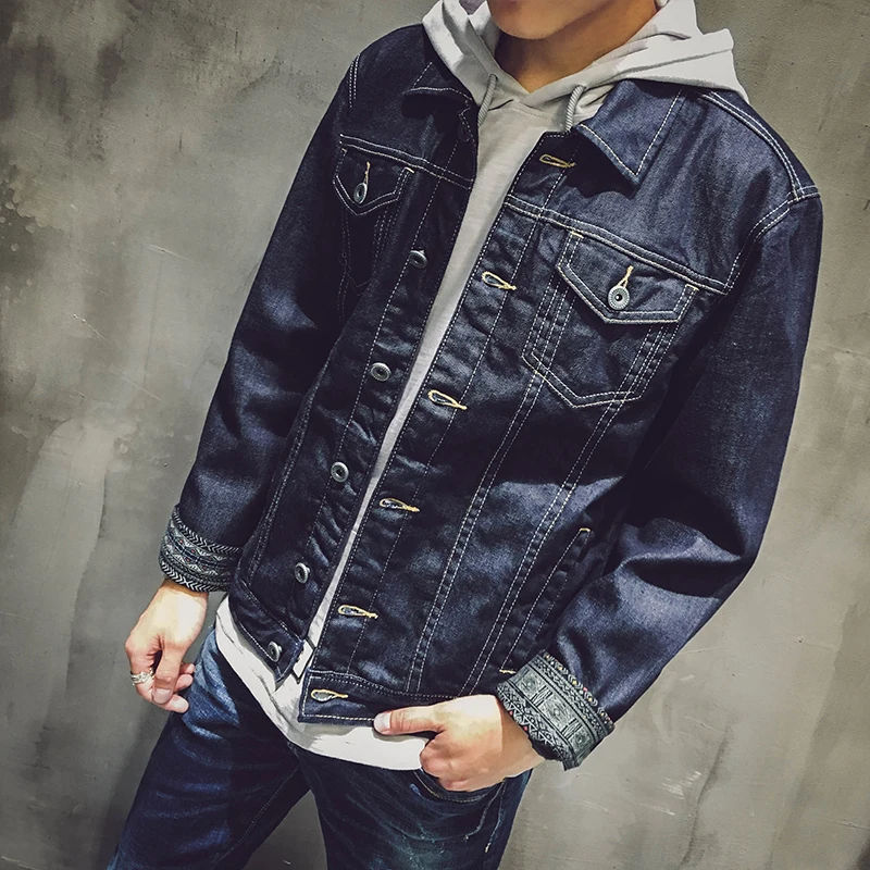 2017 Новая Мода Мужская Одежда Куртки Пальто Мужчины Однобортный Черный Пиджак