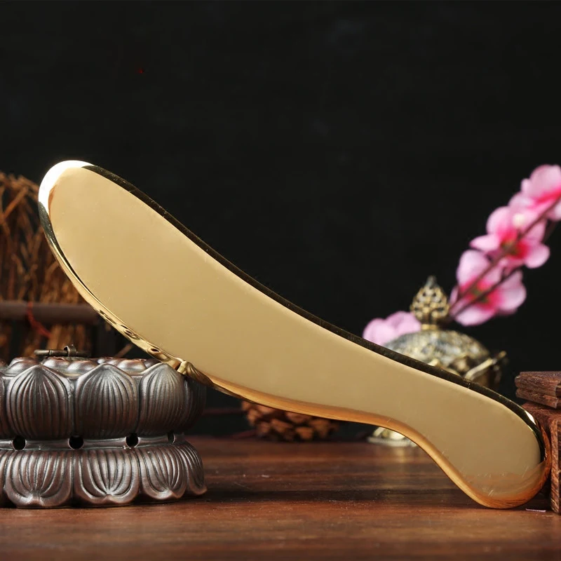Латунная Медная доска Gua Sha семейная Guasha для акупунктуры аксессуары спа| |