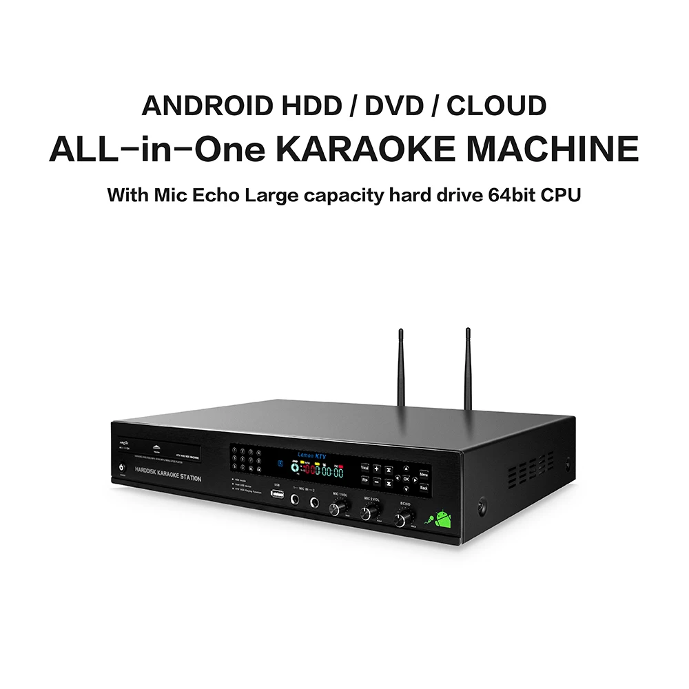 8832 (#2) Android DVD home ktv караоке машина hd jukebox с песнями облако встроенный микрофон-эхо в