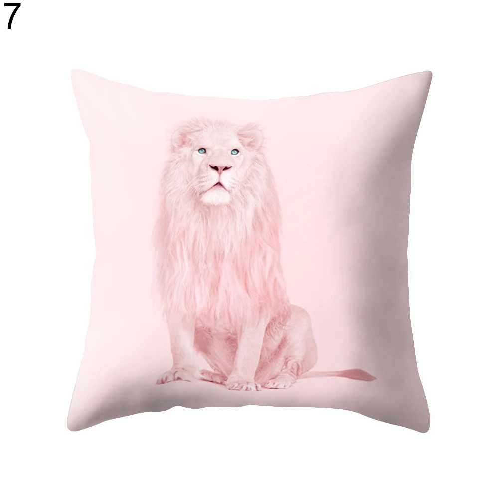 Newest Animal Giraffes Goat Pattern Throw Pillow Case Waist Home Usage | Дом и сад
