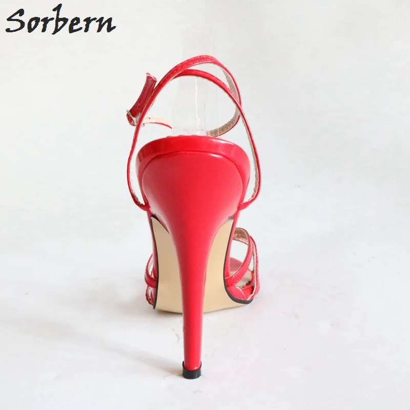 Босоножки женские на шпильке 12 см с ремешком завязке|Боссоножки и сандалии| |