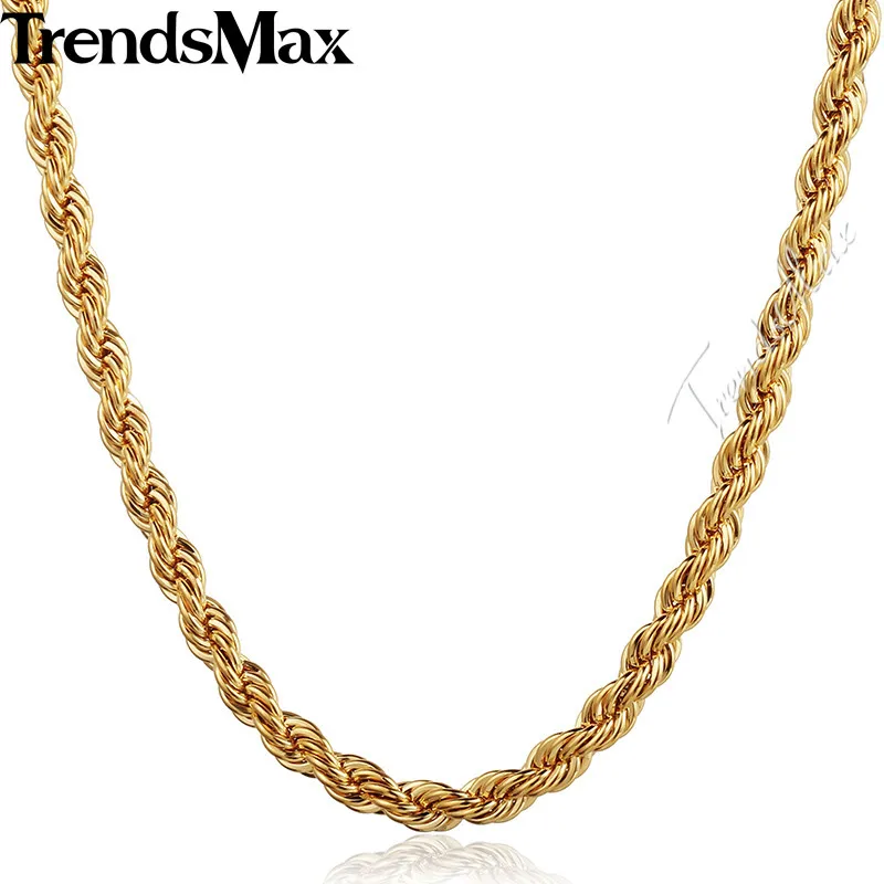 Женское и мужское ожерелье Trendsmax колье для женщин мужчин ювелирные изделия
